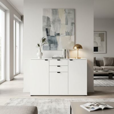 ONE - credenza moderna con 3 ante e 2 cassetti