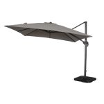 BACTRUS - ombrellone da giardino decentrato 3 x 3 m