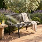 LORA - panca da giardino in ferro