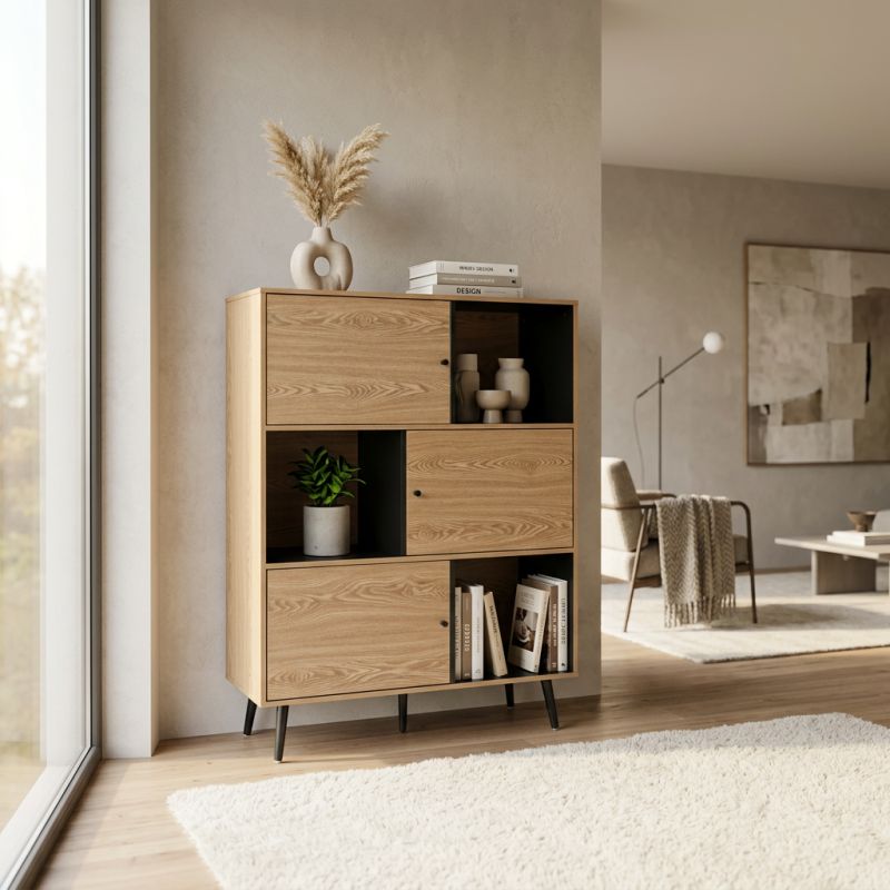 JEN - credenza moderna con sei vani