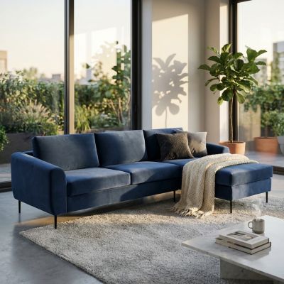 MAX - divano con chaise lounge