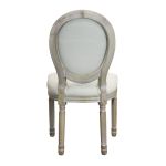 OVAL BACK - sedia vintage in tessuto