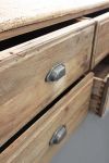 PEZ - porta tv con 6 cassetti in legno di pino riciclato