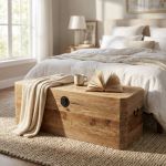 PEZ - baule in legno di pino riciclato
