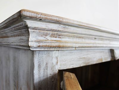 ETER - madia legno di mango bianco