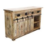BEILY - madia legno di mango quattro cassetti