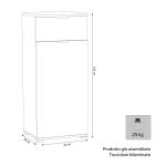 PALOMA - armadietto con un'anta e un cassetto