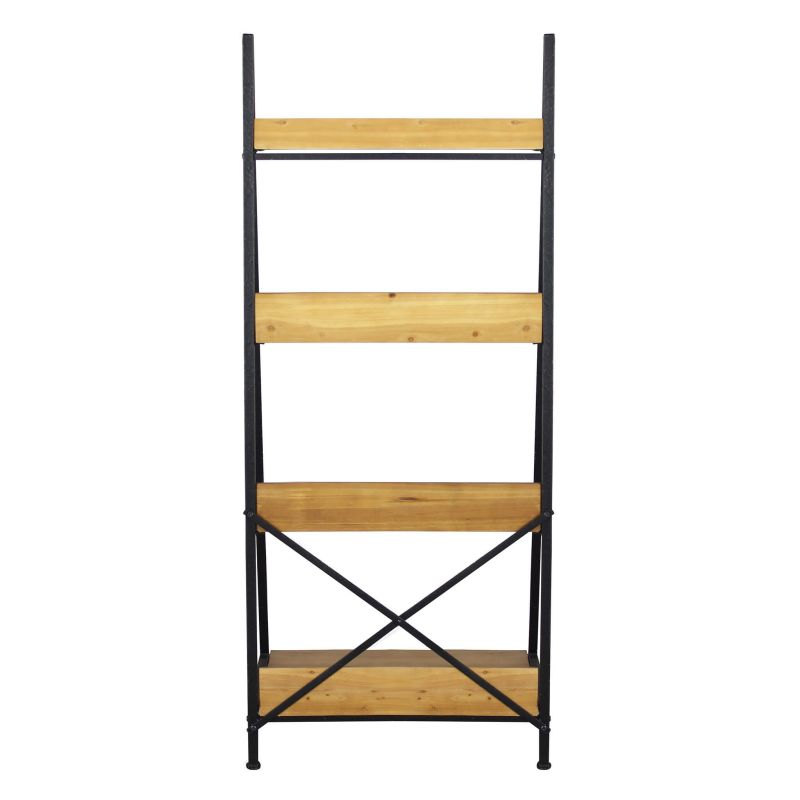 SPECTER - libreria industrial in legno e acciaio