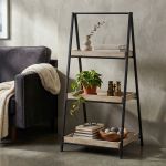 LEVELY - libreria industrial in legno e acciaio
