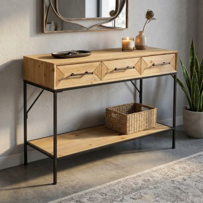 SIMON - consolle per ingresso in legno