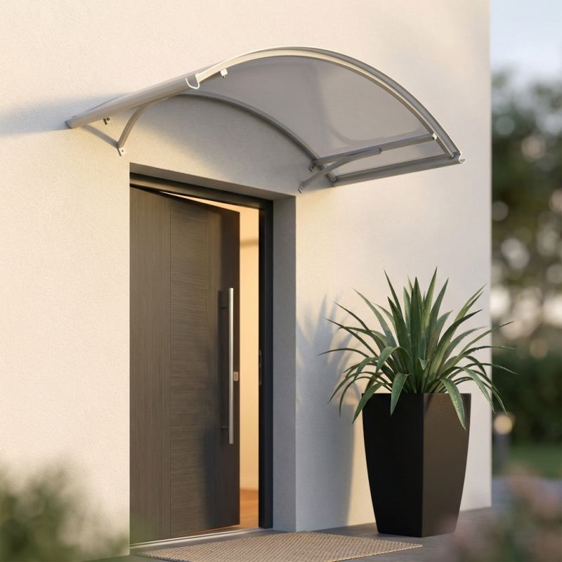 AKARI - pensilina in policarbonato porta ingresso 90 x 140 cm