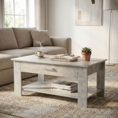 BERRY - tavolino da salotto moderno cm 110 x 60 x 44 h