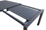 EQUITATUS - tavolo da giardino allungabile in alluminio da 225