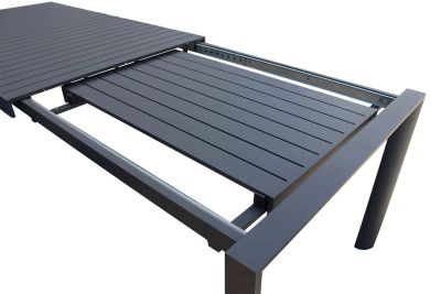 EQUITATUS - tavolo da giardino allungabile in alluminio da 225