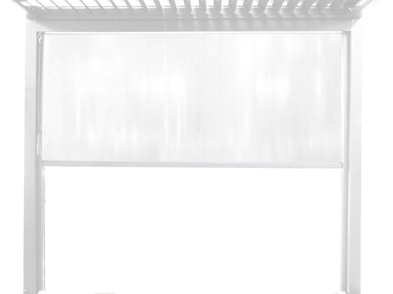 Laterale in PVC per lato da 3 m pergola bioclimatica