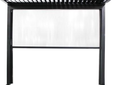 Laterale in PVC per lato da 4 m pergola bioclimatica