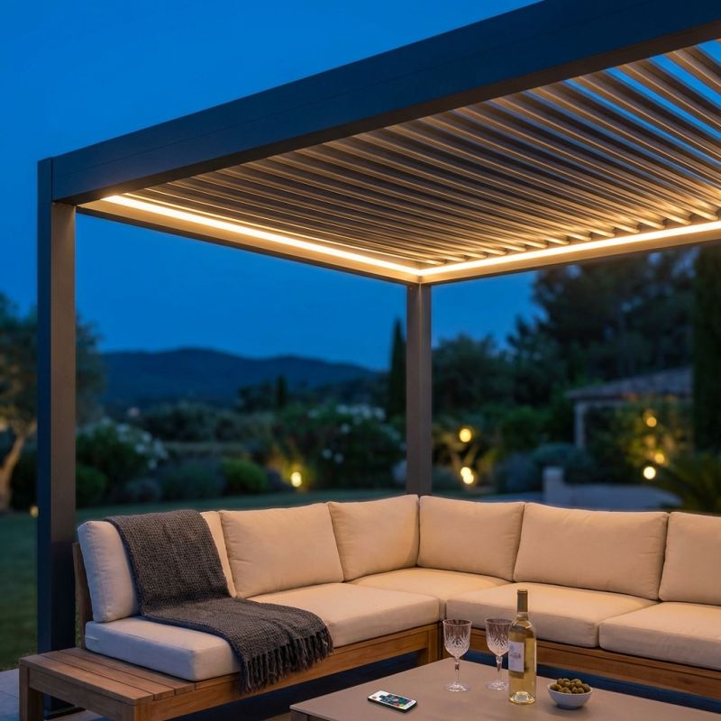 LED per pergola bioclimatica 3 x 3