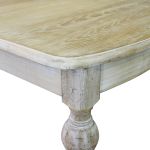 CROSS - tavolo vintage allungabile in legno con piano stondato