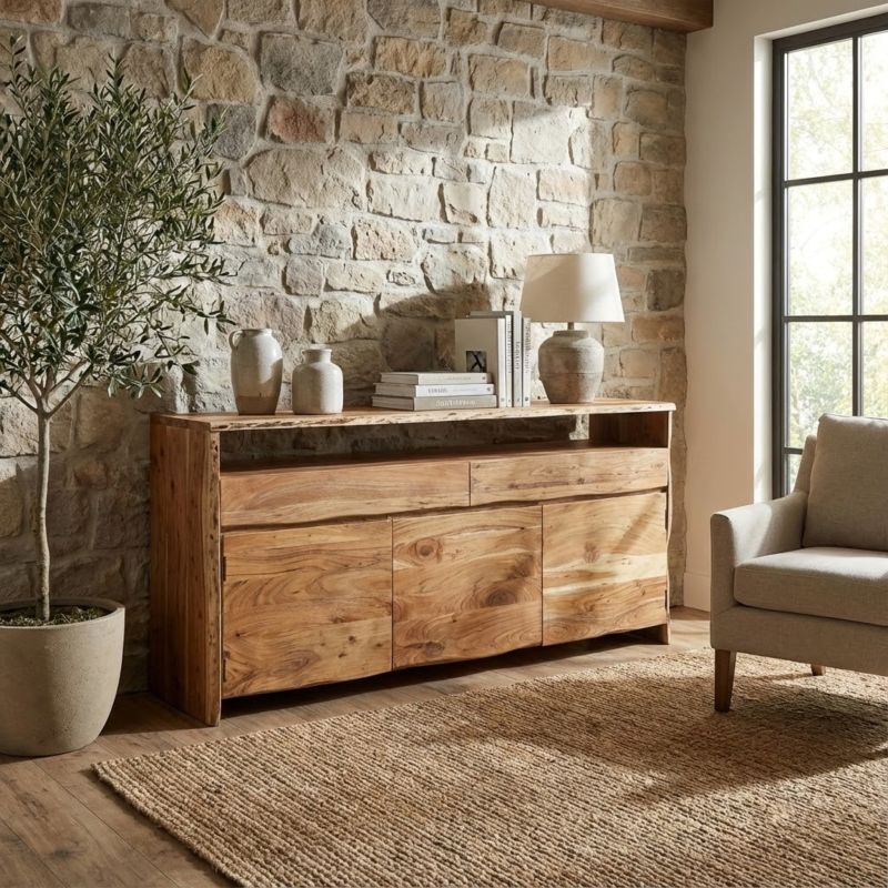 BREZZA - madia in legno massiccio