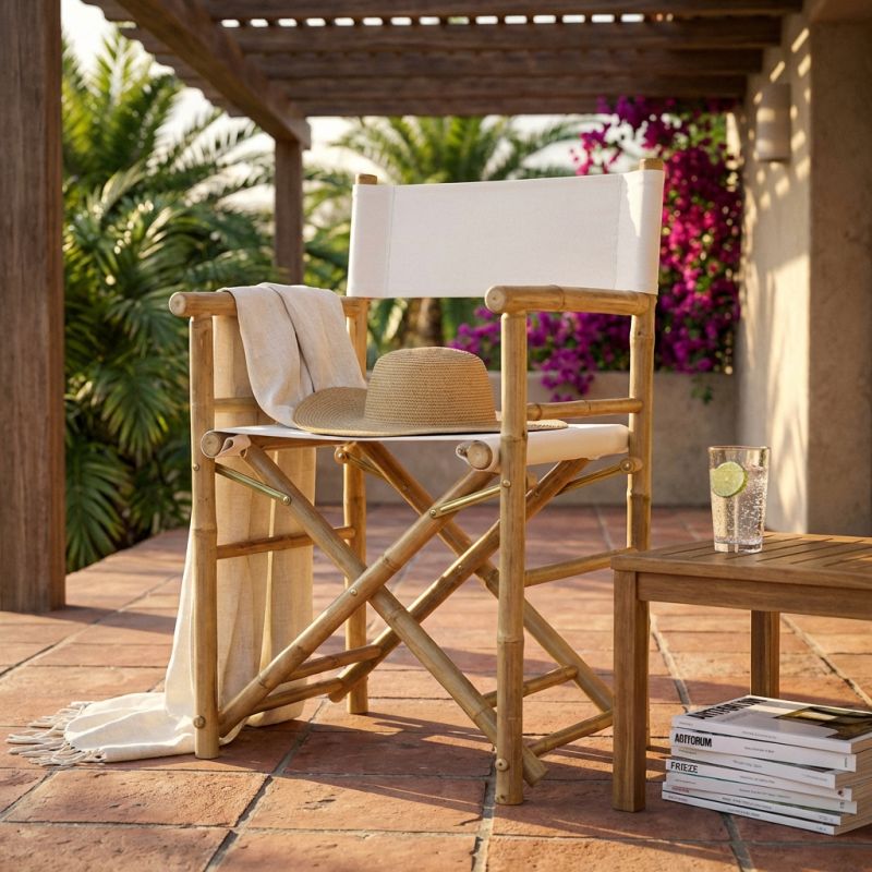 SCOTT - poltrona regista in bamboo