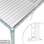 TWIGGER - pergola bioclimatica 5,8 x 3