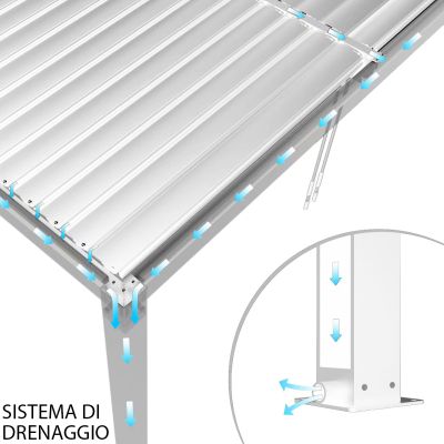 TWIGGER - pergola bioclimatica 5,8 x 3