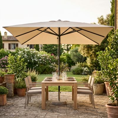 NICOLAUS - ombrellone in alluminio 3 x 4 m