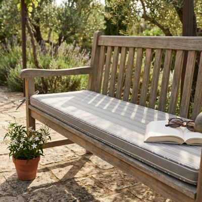 FLATTY - cuscino 110 con doppia cucitura idrorepellente a righe