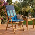 TOPPY - cuscino alto con doppia cucitura idrorepellente a quadri