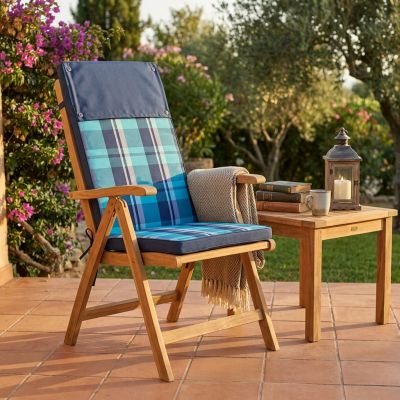 TOPPY - cuscino alto con doppia cucitura idrorepellente a quadri