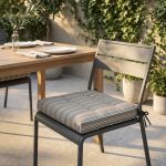 KING - cuscino per seduta idrorepellente a righe