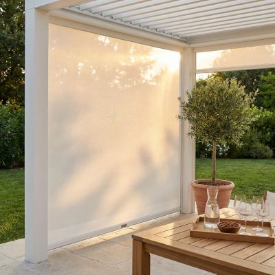 Laterale in Textilene per lato da 3 m pergola bioclimatica