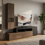 LIBERTY - parete attrezzata moderna cm 245 x 195 x 35 h