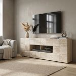 MORI - madia di design moderno 2 ante e 4 cassetti