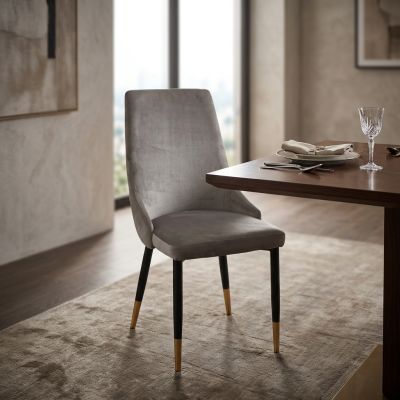 ARLETTE - sedia di design moderno in velluto
