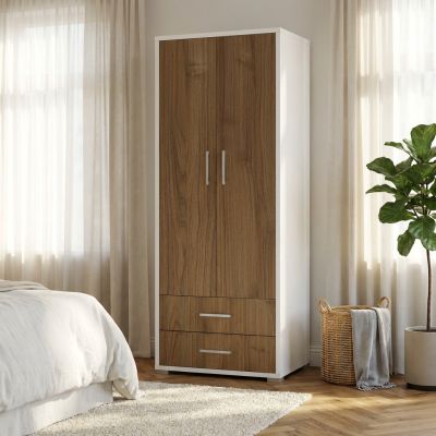 GARE - armadio moderno con due ante e due cassetti