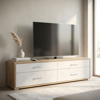 DOMA - porta tv moderno con 4 cassetti