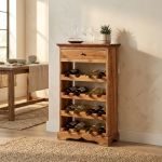 AMIRA - cantinetta in legno di mogano