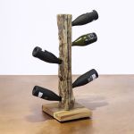 MARGARET - porta bottiglie in legno di teak