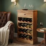 CECILIA - cantinetta in legno di mogano