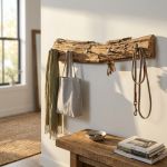 GAMP - appendiabiti in legno di teak