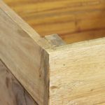 SMITH - set di 3 cassette in legno di mogano