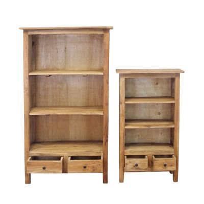 VILMA - set due librerie in legno di mogano