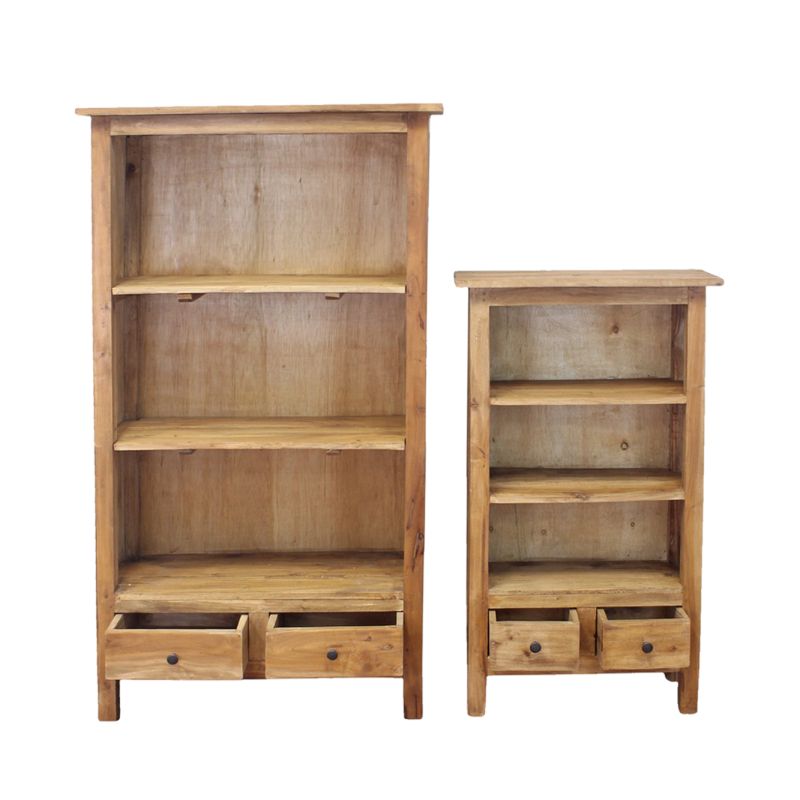VILMA - set due librerie in legno di mogano