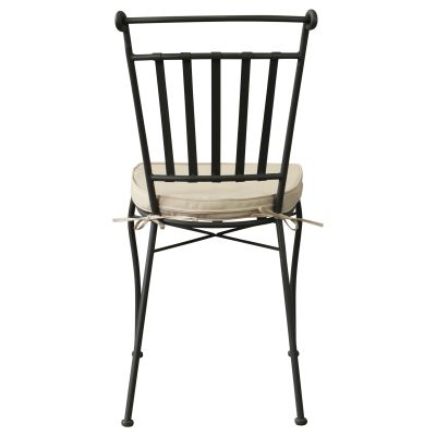 ODETTE - sedia in metallo verniciato a polvere antracite