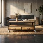 SHERIDAN - tavolino in legno di mango