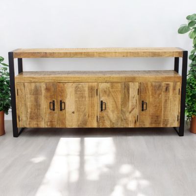 FOX - mobile in legno di mango con 4 ante