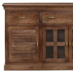 PIERCE - mobile in legno di mango con 2 ante e 3 cassetti