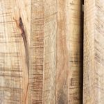 PETRA - mobile in legno di mango con 2 ante, 3 mensole e 3 cassetti