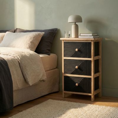 ZAZU - mobiletto in legno con cassetti